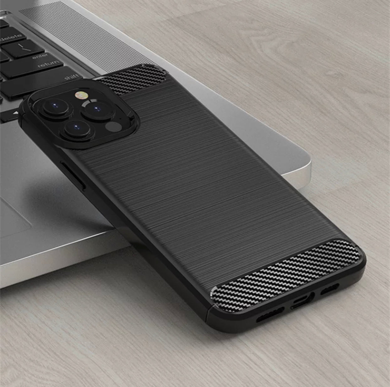 Simple Carbon Fiber Phone Case- for selected Apple iPhone models - Super Savings Technologies Co.,LTD Simple Carbon Fiber Phone Case- for selected Apple iPhone models - Super Savings Technologies Co.,LTD